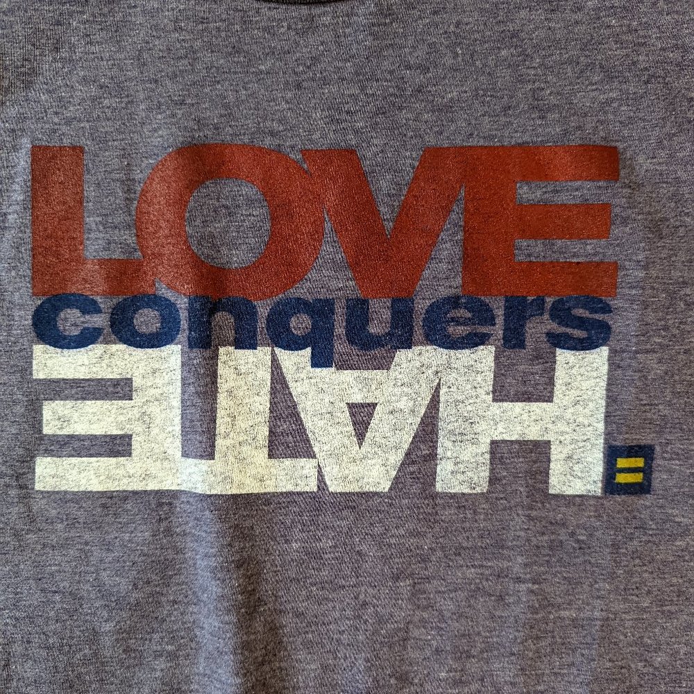 HRC Love Conquers Hate Tee, 2X